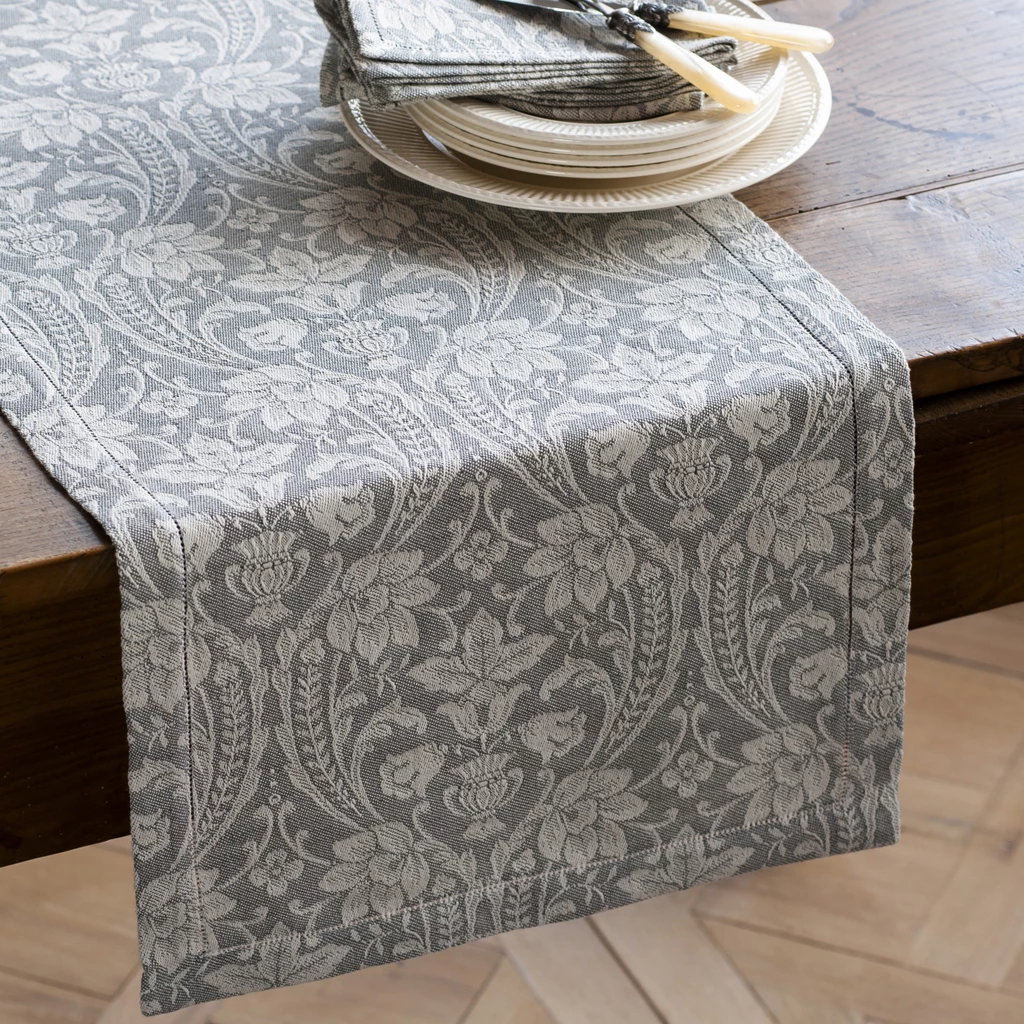Tischläufer Donna di Coppe 40 x 140 cm Anthrazit