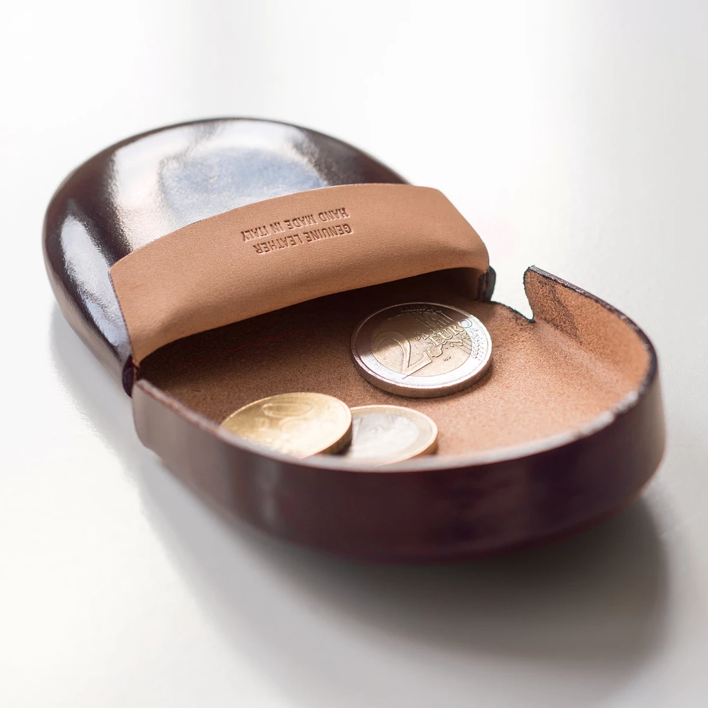 CAF Schüttelbörse Leder Braun