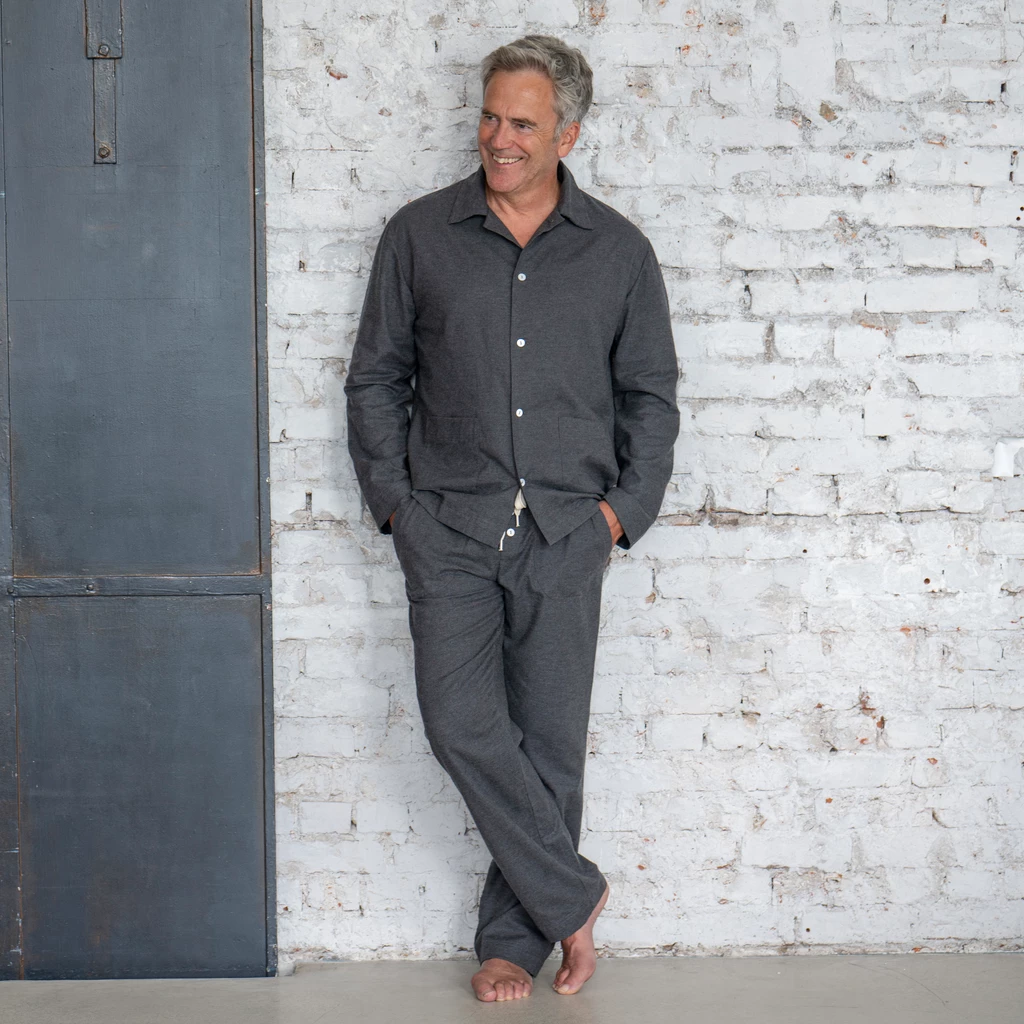 Sunday in Bed X Torquato Pyjama Ingolf Anthrazitmelange XL