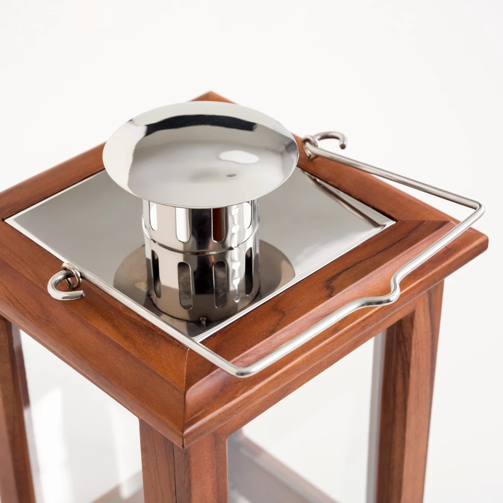 Teaklaterne Rangun 32 cm