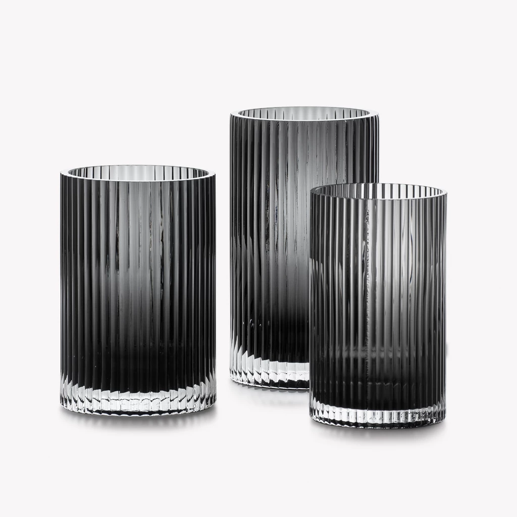 Vase Cannella 25 cm Grau