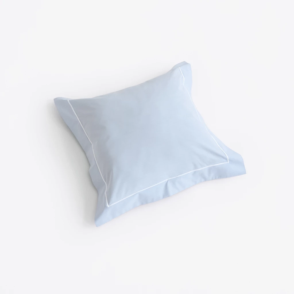 Kissenbezug Perkal Blau 40 x 40 cm