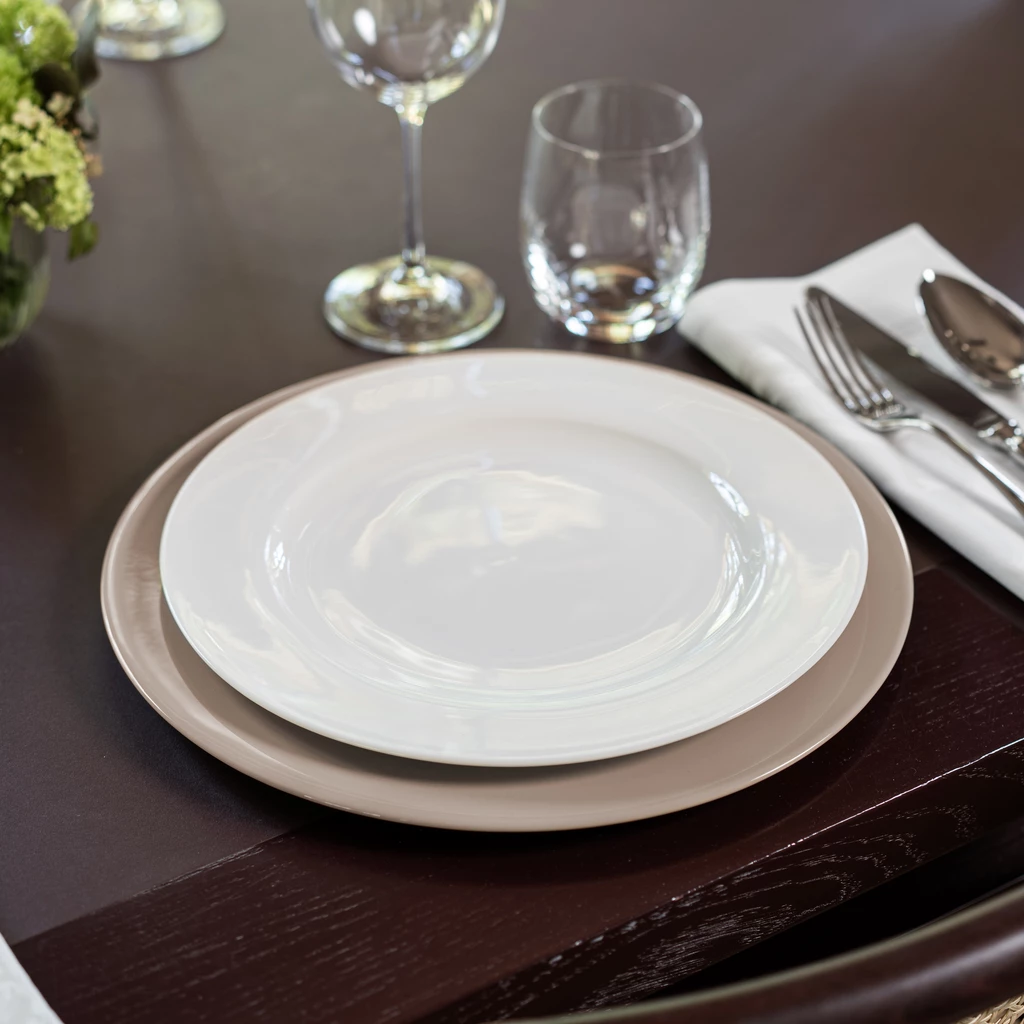 Platzteller Fine Bone China Altrosa