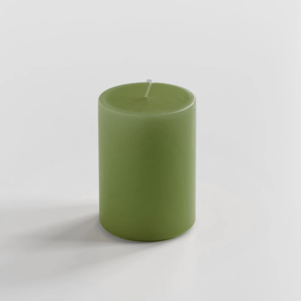 Ester & Erik Stumpenkerze 10 cm Ø 6 cm Apple Green
