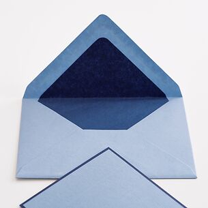 Crown Mill Briefpapier Hellblau/Blau