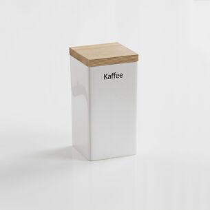 Kaffee-Vorratsdose mit Holzdeckel