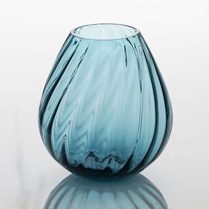 Große Vase Aqua light