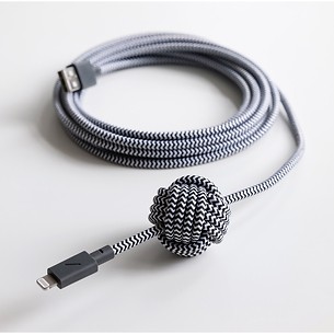 Native Union: Ladekabel mit Knoten USB-A auf Apple Lightning