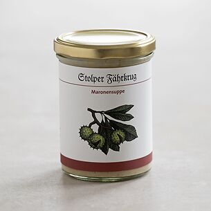 Stolper Fährkrug Suppen Marone
