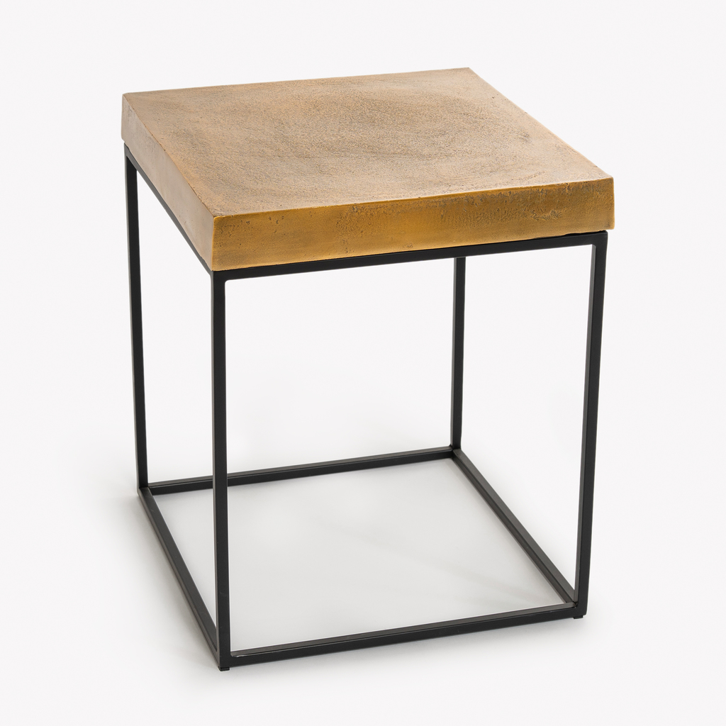Beistelltisch Madras Bronzegold
