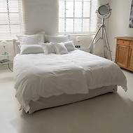 Bettbezug Perkal Weiß 135 x 200 cm