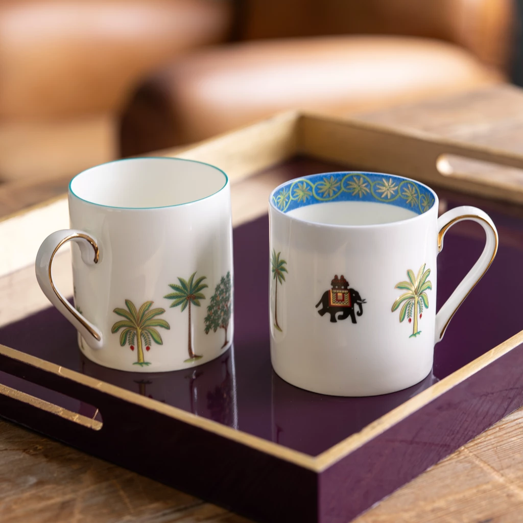 Good Earth Becher Periyar Palm 2er-Set