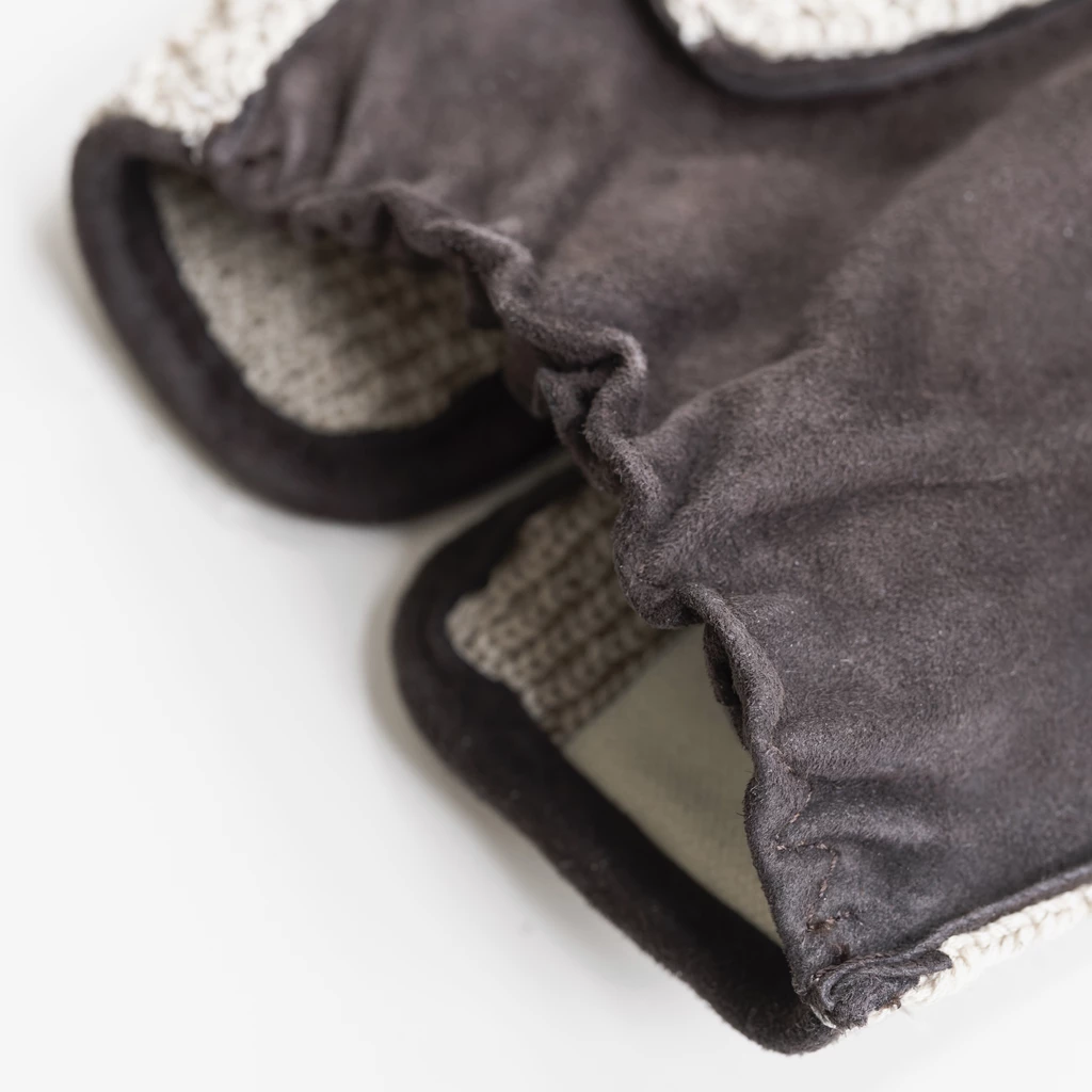 Sommerhandschuhe aus Rentierwildleder für Damen Gr. 6,5