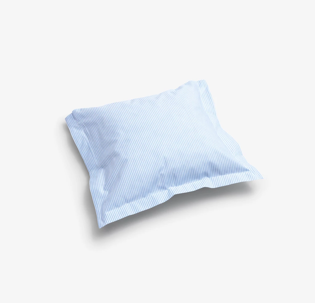 Kissenbezug Liselund Streifen Hellblau 40 x 40 cm