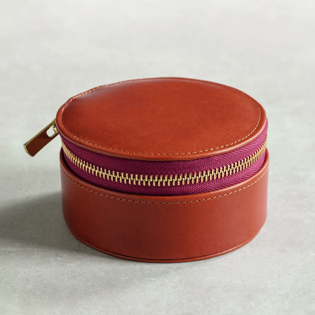 Balfour & Poole Reise-Etui Sattelbraun