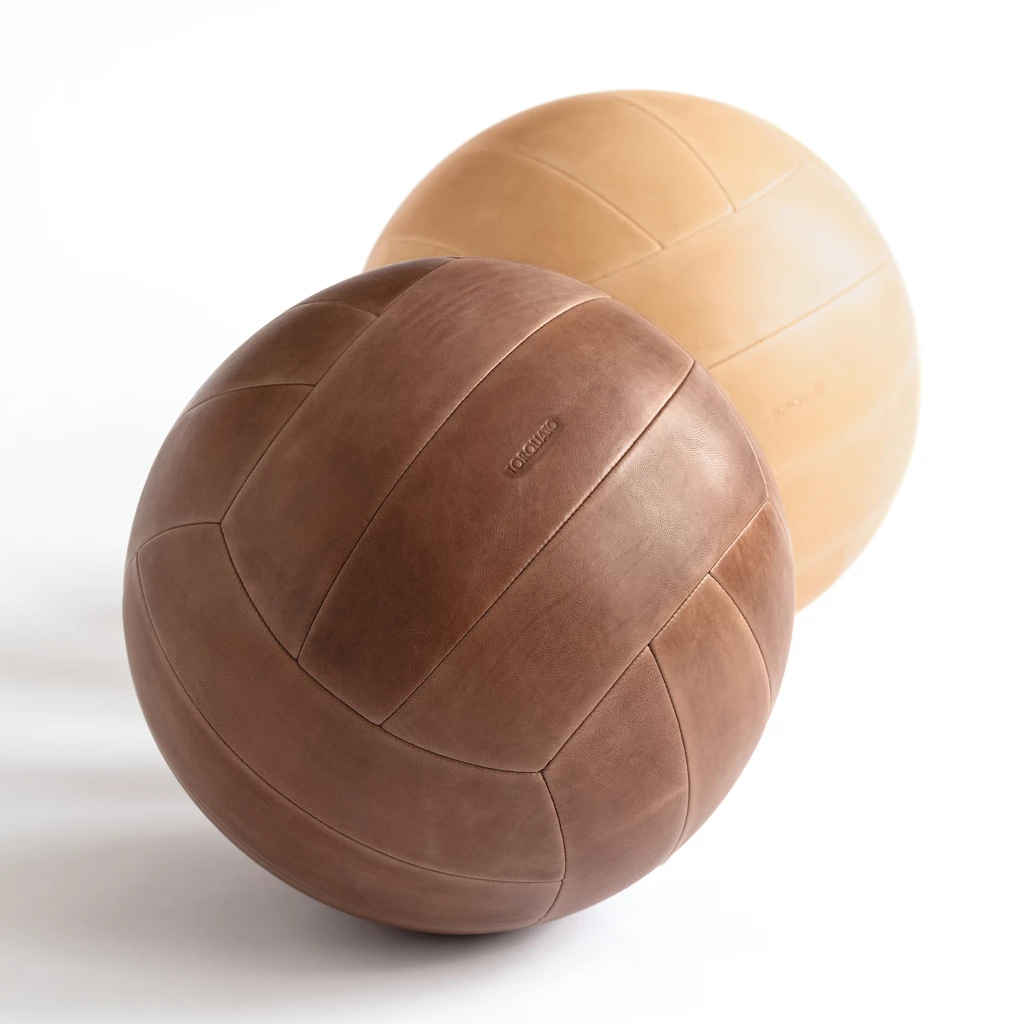 Ledersitzball 1954 Dunkelbraun