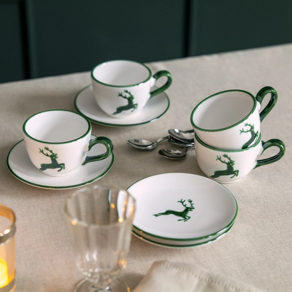 Kaffeetasse Grüner Hirsch