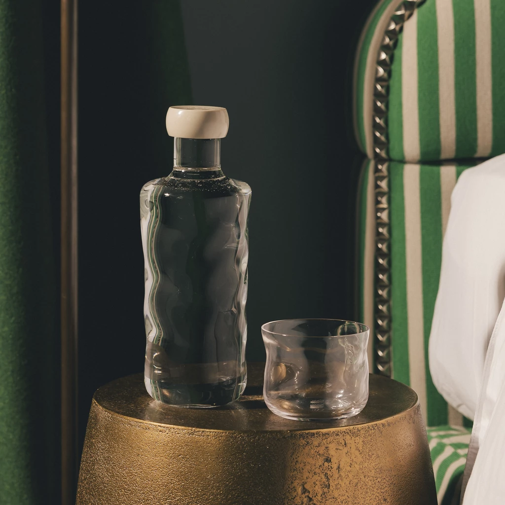 Wasserflasche Paveau Swirl Klar