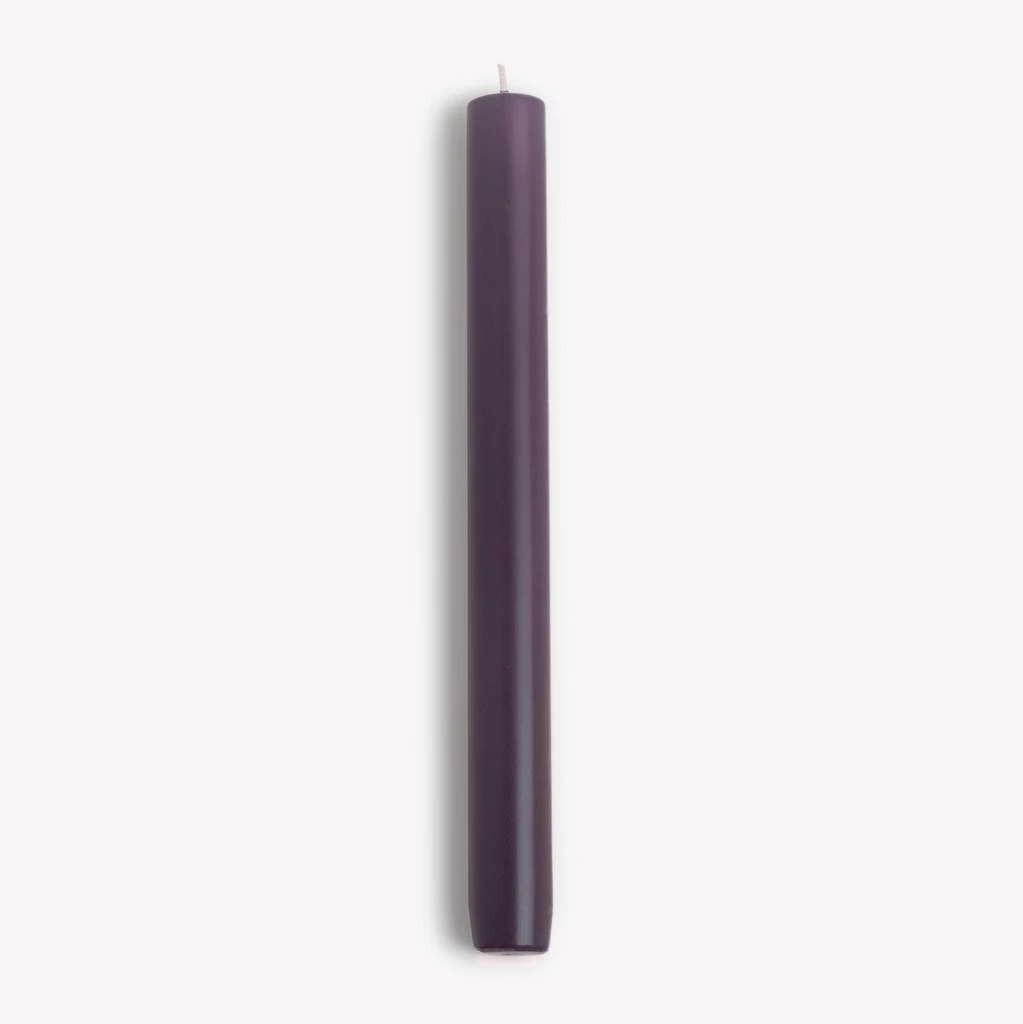 Stabkerzen Lys 24 cm Ø 2,2 cm Pflaume 4er-Set