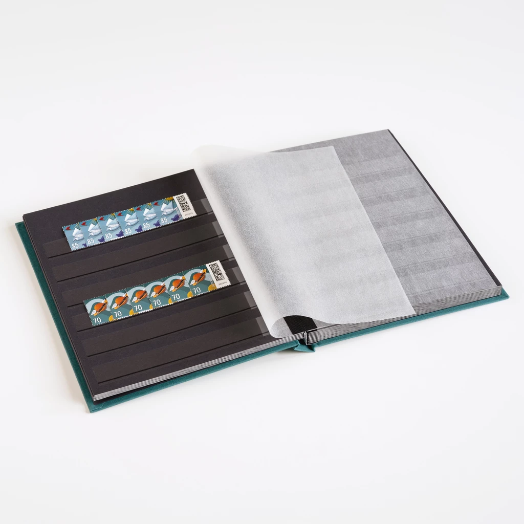 Einsteckalbum für Briefporto Türkis A5