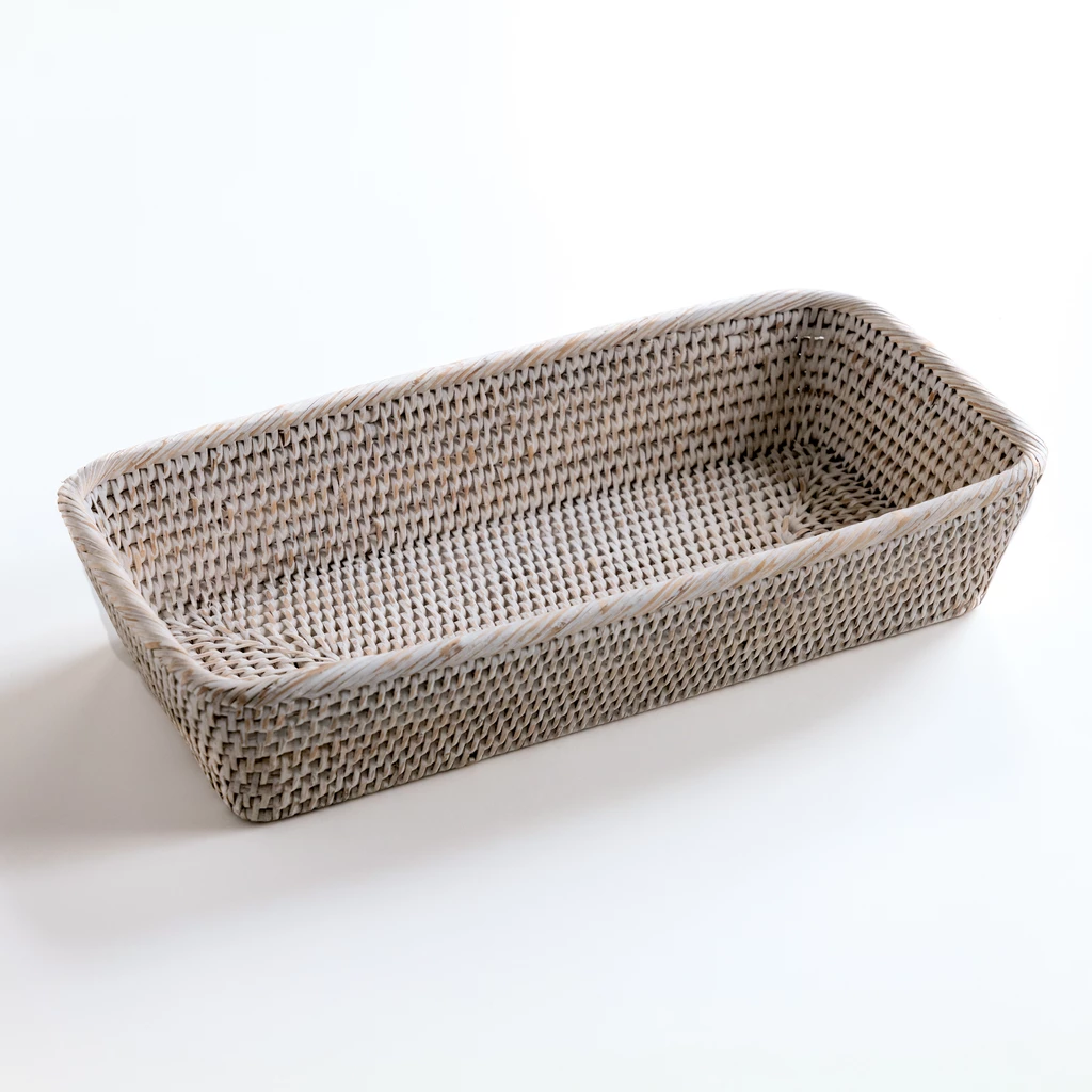 Großer Brotkorb Rattan Hell