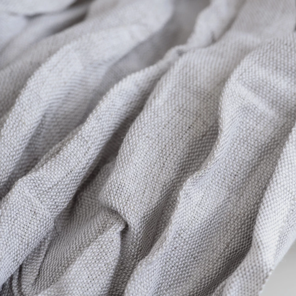 Skila Leinen-Baumwollschal Off/White