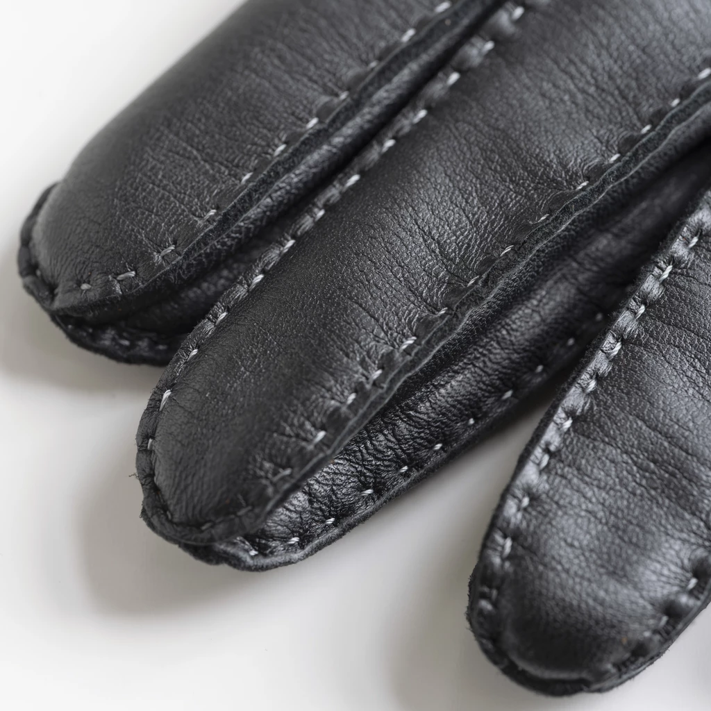 Herrenhandschuhe mit Stulpe braun/dunkelbrau Gr.8