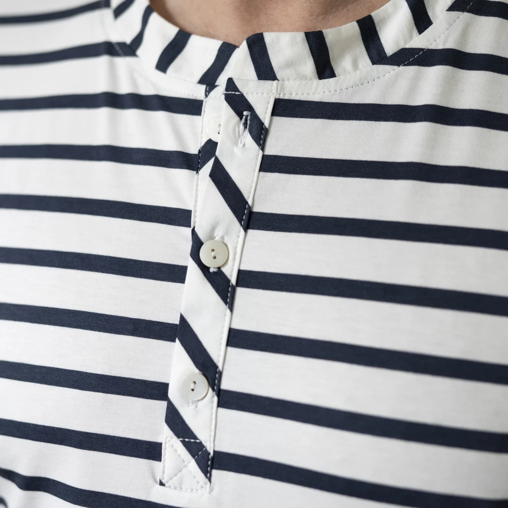 Sunday in Bed X Torquato Pyjamashirt John gestreift