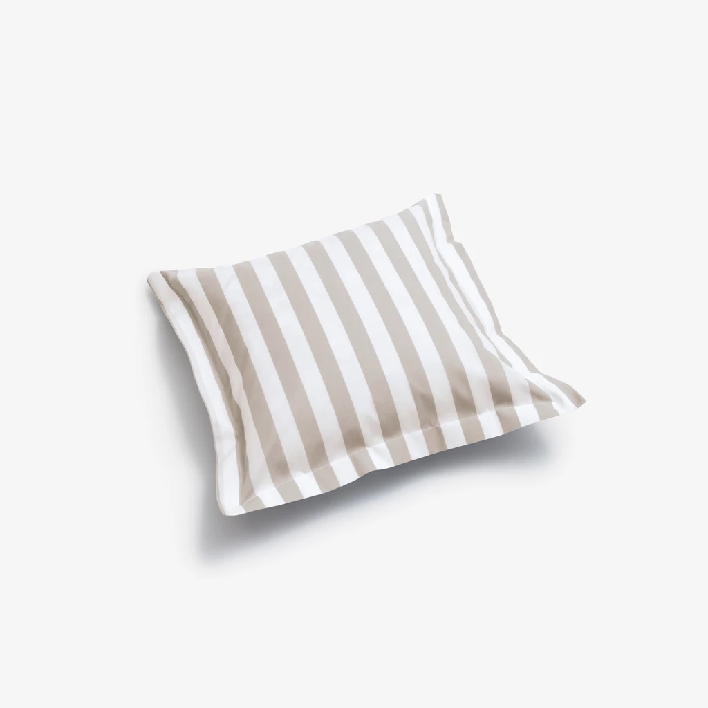 Kissenbezug Liselund Blockstreifen Beige 40 x 40 cm