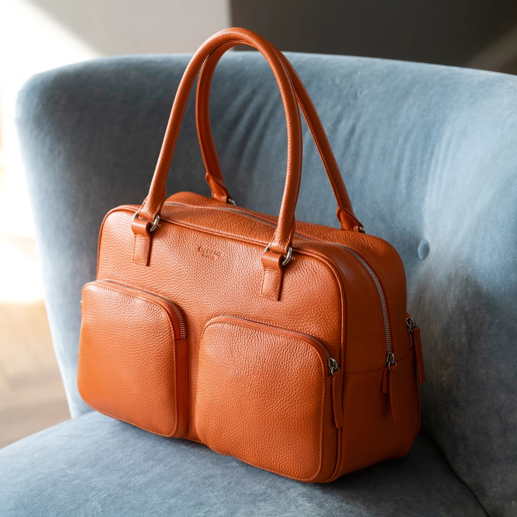 Chi Chi Fan x Torquato City Bag Orange