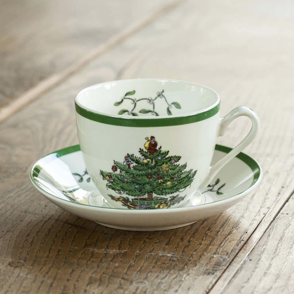 Teetasse mit Untertasse Spode Christmas Tree 220 ml