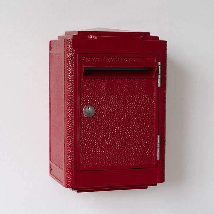 Briefkasten La Boîte Jaune Pétit Modèle 1945 Rot