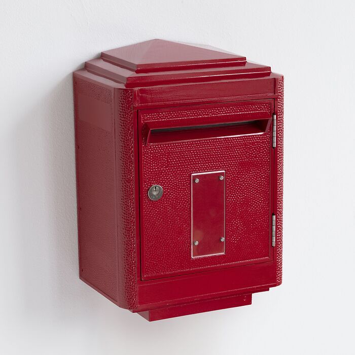 Briefkasten La Boîte Jaune Grand Modèle 1950 Rot