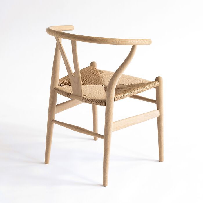 The Wishbone Chair Eiche geseift