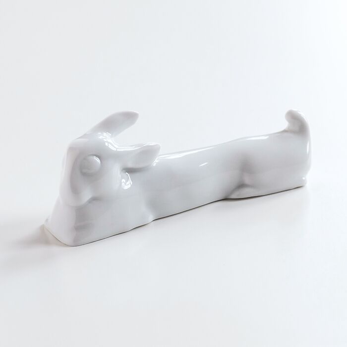 Lindner Porzellan Messerbänkchen Hase