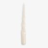Lackkerzen Twist 24 cm Ø 2,2 cm Elfenbein 4er-Set