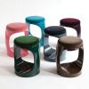 Signet Ring Stool mit Samtkissen Brown - 3