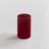 Ester & Erik Stumpenkerze 10 cm Ø 7 cm Wine Red
