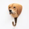 Handgeschnitzter Kleiderhaken Golden Retriever