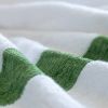 Gästehandtuch mit Chenille-Bordüre Grün - 3