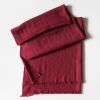 Kashmir Loom Wollschal Bordeaux