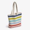 Canvas Tote Bag Coastal Stripes
