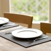 Tischset Wollfilz 35 x 45 cm Grau - 2