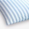 Kissenbezug Liselund Blockstreifen Hellblau 80 x 80 cm - 2