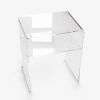 Acryl-Beistelltisch Klar 60 cm - 3