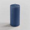 Ester & Erik Stumpenkerze 15 cm  Ø 7 cm Blue