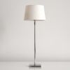 Casadisagne Tischlampe Nickel Bisac Weiß