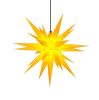 Herrnhuter Stern, Kunststoff Gelb - 4