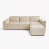 Modulares Sofa Estrade 4-Sitzer Sand