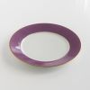 Porcelaine de Limoges Dessertteller mit Golddekor Amethyst